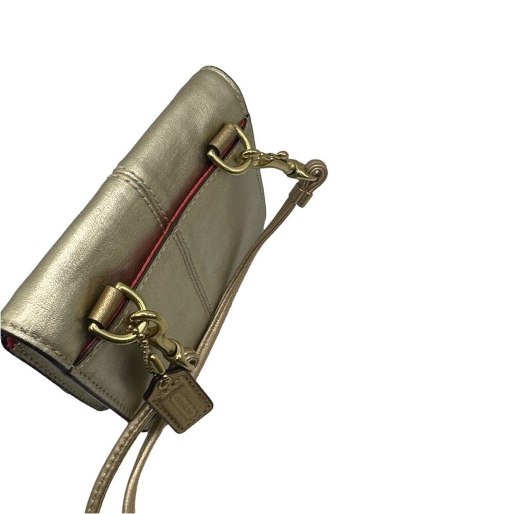 COACH Silver Gold Crossbody - Picture 4 of 11
